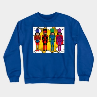 Nutcracker Figures Walnuts Crewneck Sweatshirt